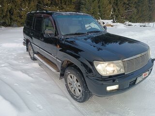 2007 Toyota Land Cruiser 100 Series Рестайлинг 2, чёрный, 1661000 рублей, вид 2