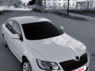 2013 Skoda Superb II Рестайлинг, белый, 949000 рублей, вид 4