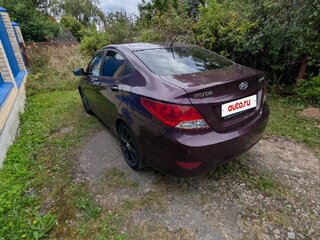 2012 Hyundai Solaris I, фиолетовый, 500000 рублей, вид 4