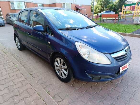 2007 Opel Corsa D, синий, 373000 рублей - вид 2