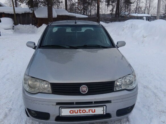 2008 Fiat Albea I Рестайлинг, серебристый, 330000 рублей