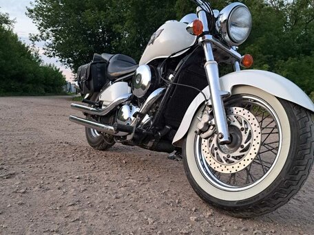 1996 Kawasaki VN400 Vulcan, белый, 280000 рублей, вид 1