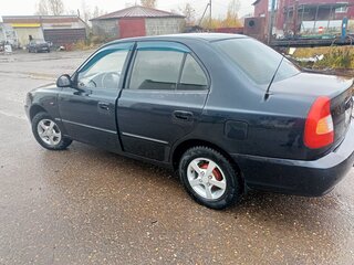 2008 Hyundai Accent ТагАЗ II, чёрный, 350000 рублей, вид 5