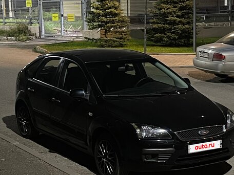 2007 Ford Focus II, чёрный, 359000 рублей, вид 1