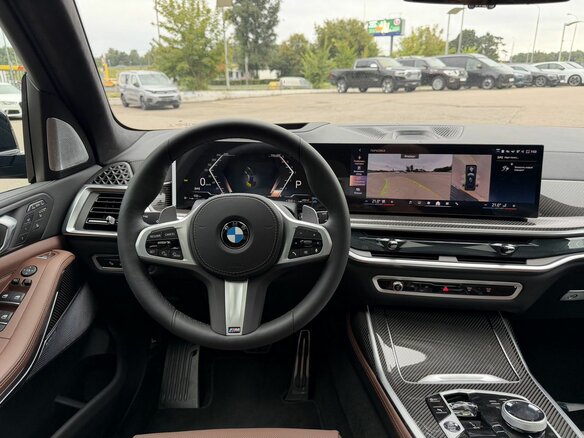 2026 BMW X7 40d I (G07) Рестайлинг, чёрный - вид 9