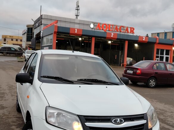 2014 Lada (ВАЗ) Granta I, белый, 399999 рублей - вид 1