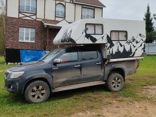 2012 Toyota Hilux VII Рестайлинг, серый, 2500000 рублей, вид 4