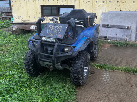 2012 Yamaha Grizzly 700, синий, 950000 рублей, вид 4
