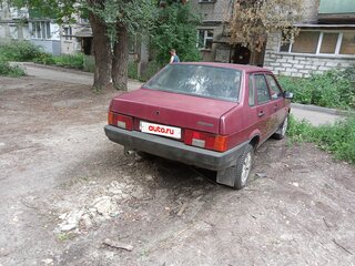 1998 Lada (ВАЗ) 21099, красный, 200000 рублей, вид 1