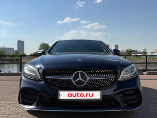 2020 Mercedes-Benz C-Класс 200 IV (W205) Рестайлинг, синий, 3520000 рублей, вид 3