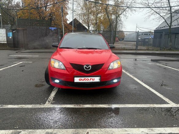 2008 Mazda 3 I (BK) Рестайлинг, красный, 550000 рублей - вид 1