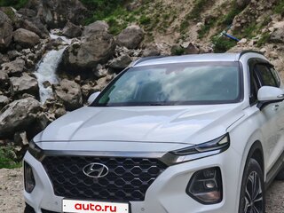 2019 Hyundai Santa Fe IV, белый, 3490000 рублей, вид 2