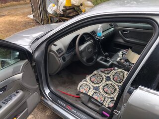 2002 Audi A4 II (B6), бежевый, 450000 рублей, вид 3