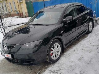 2008 Mazda 3 I (BK) Рестайлинг, чёрный, 654000 рублей, вид 1
