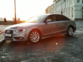 2014 Audi A4 IV (B8) Рестайлинг, серый, 1350000 рублей, вид 1
