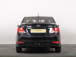 2015 Hyundai Solaris I Рестайлинг, чёрный, 749000 рублей, вид 4