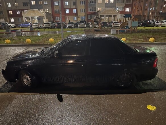 2011 Lada (ВАЗ) Priora I, чёрный, 200000 рублей - вид 5