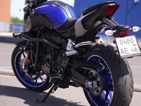 2020 Yamaha MT-07 (FZ-07), синий, 920000 рублей, вид 3