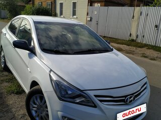 2016 Hyundai Solaris I Рестайлинг, белый, 662000 рублей, вид 1