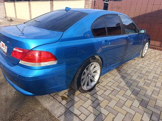2001 BMW 7 серии 745i IV (E65/E66), синий, 700000 рублей, вид 4