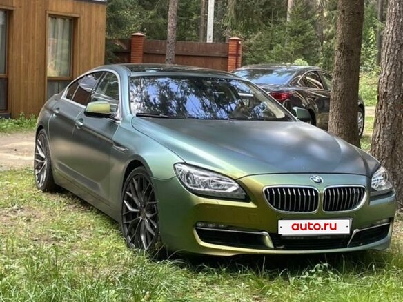 2012 BMW 6 серии Gran Coupe 650i xDrive III (F06/F13/F12), зелёный, 2800000 рублей