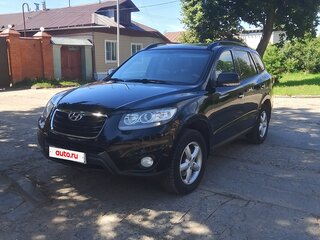 2012 Hyundai Santa Fe II Рестайлинг, чёрный, 1300000 рублей, вид 2