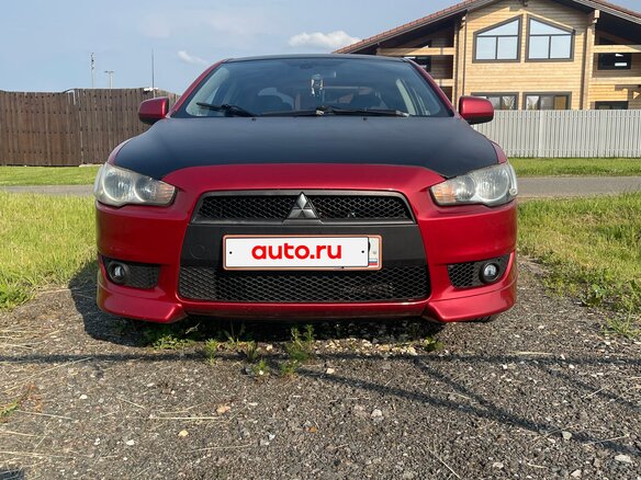 2008 Mitsubishi Lancer X, красный, 670000 рублей - вид 2