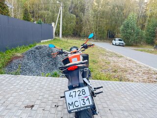 2012 KTM 200 Duke, оранжевый, 230000 рублей, вид 4