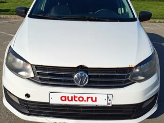 2017 Volkswagen Polo V Рестайлинг, белый, 475000 рублей, вид 2