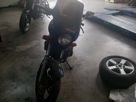 1994 Honda CB 400F, синий, 220000 рублей, вид 2