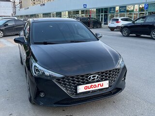 2020 Hyundai Solaris II Рестайлинг, чёрный, 1460000 рублей, вид 2