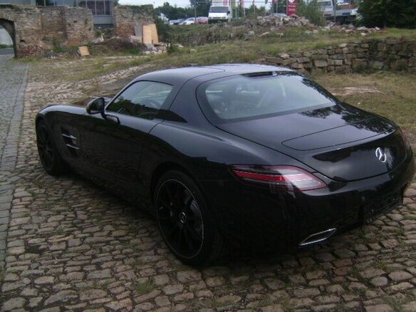 2011 Mercedes-Benz SLS AMG, чёрный - вид 5