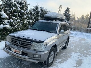2007 Toyota Land Cruiser 100 Series Рестайлинг 2, серебристый, 3700000 рублей, вид 1