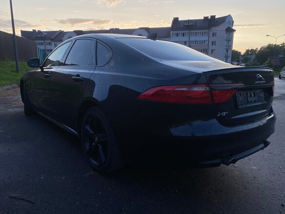 2019 Jaguar XF II, чёрный - вид 6