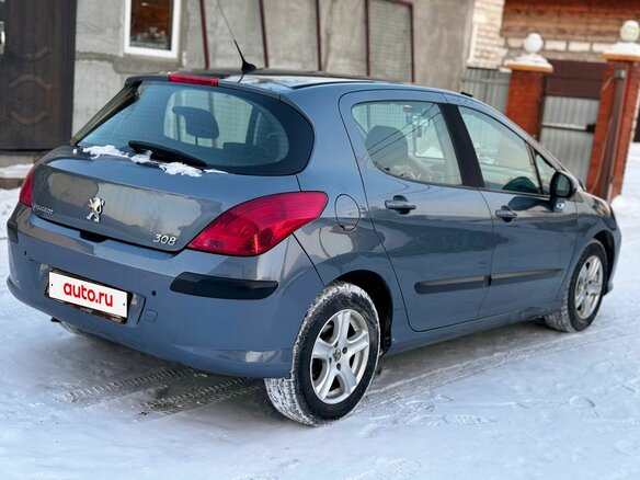 2008 Peugeot 308 I, серый, 630000 рублей - вид 5