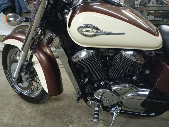 1996 Honda Shadow 750, коричневый, 560000 рублей - вид 6