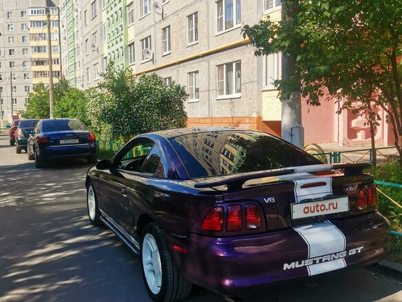 1996 Ford Mustang IV, фиолетовый - вид 2