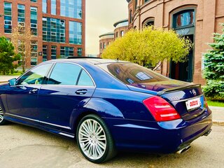 2010 Mercedes-Benz S-Класс 500 Long V (W221) Рестайлинг, синий, 2050000 рублей, вид 5
