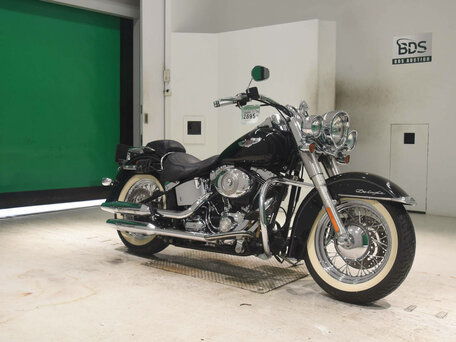2009 Harley-Davidson Softail Deluxe, чёрный, 950000 рублей, вид 3