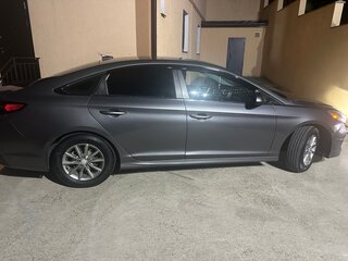 2017 Hyundai Sonata VII (LF) Рестайлинг, серый, 1600000 рублей, вид 4