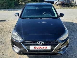 2017 Hyundai Solaris II, чёрный, 900000 рублей, вид 1