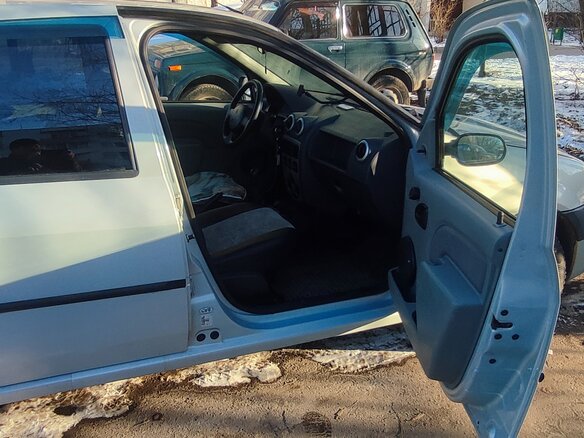 2008 Renault Logan I, серый, 380000 рублей - вид 9