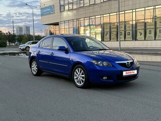 2008 Mazda 3 I (BK) Рестайлинг, синий, 730000 рублей, вид 3