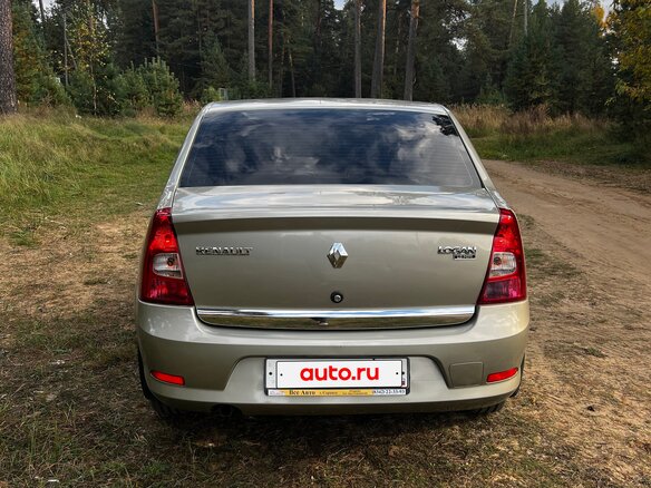2013 Renault Logan I Рестайлинг, бежевый, 480000 рублей - вид 6