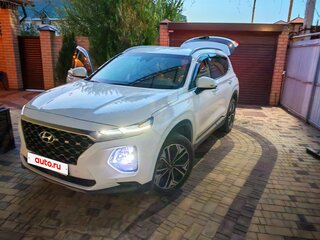 2019 Hyundai Santa Fe IV, белый, 3490000 рублей, вид 3