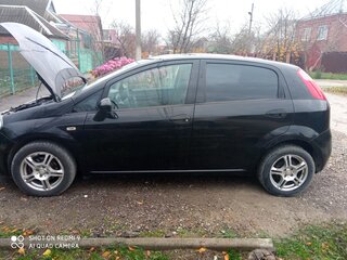 2007 Fiat Punto III Grande Punto, чёрный, 350000 рублей, вид 4