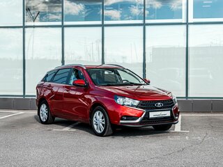 2017 Lada (ВАЗ) Vesta SW I, красный, 880000 рублей, вид 5