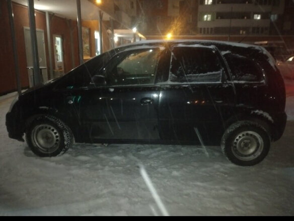 2008 Opel Meriva A Рестайлинг, чёрный, 320000 рублей - вид 6