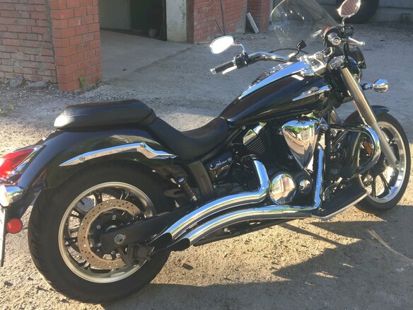 2008 Yamaha XVS950, чёрный, 600000 рублей - вид 7
