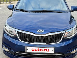 2016 Kia Rio III Рестайлинг, синий, 900000 рублей, вид 2